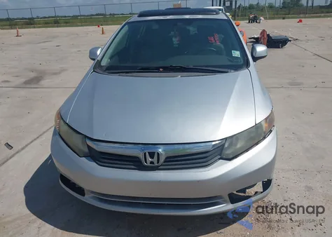 2012 Honda Civic Ex-L z USA, uszkodzony, nr VIN 2HGFB2F91CH538455